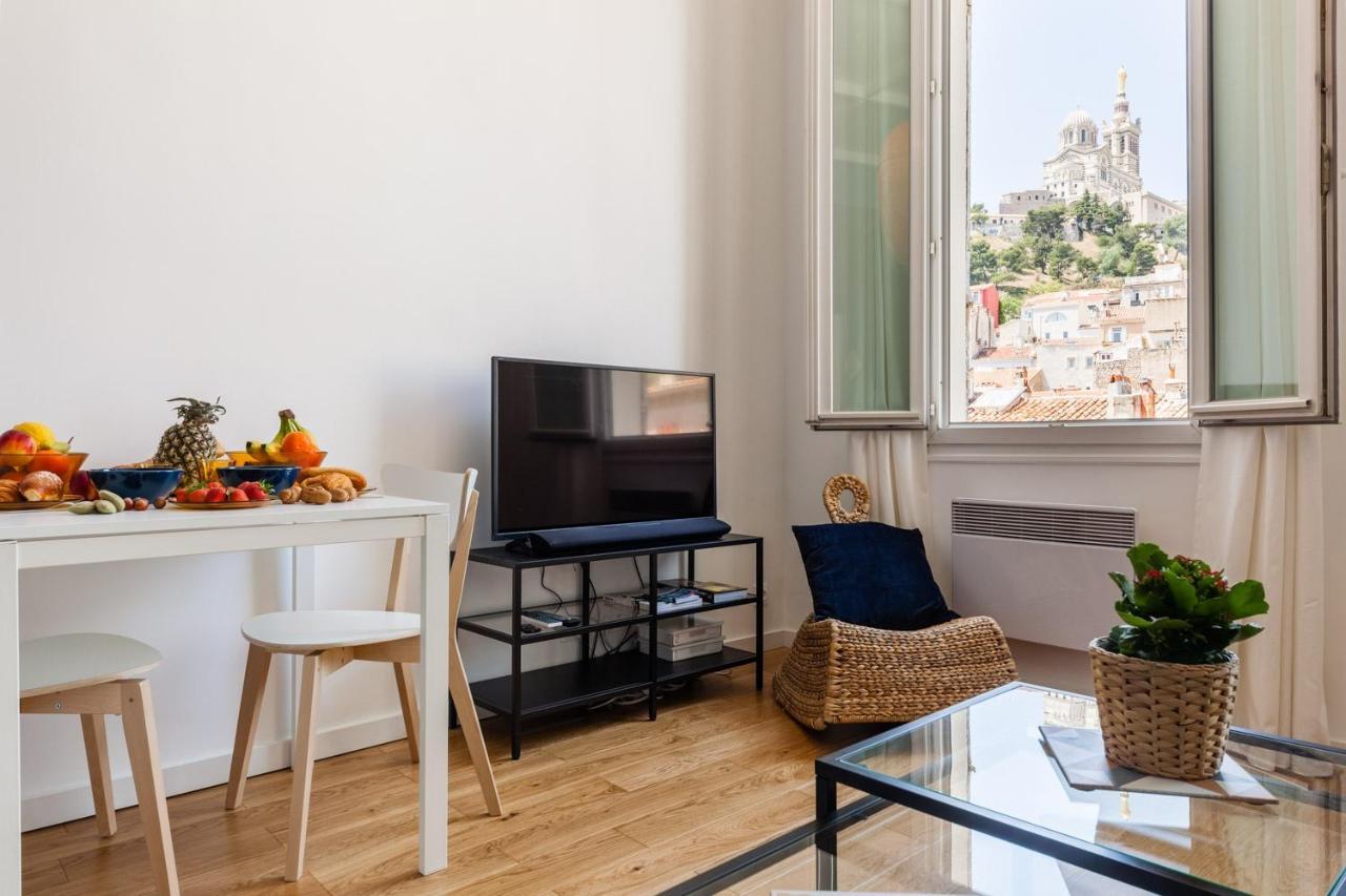 La Bonne Mere - Superbe Appartement Vue Notre Dame Marseille Kültér fotó